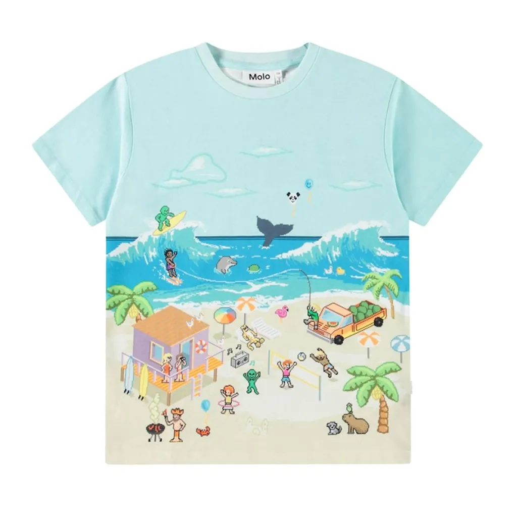 Sale Riley Short Sleeve T-Shirt Pixel Beach Barn Tröjor & Toppar