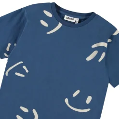 Riley Short Sleeve T-Shirt Big Smiles Blue Barn Tröjor & Toppar