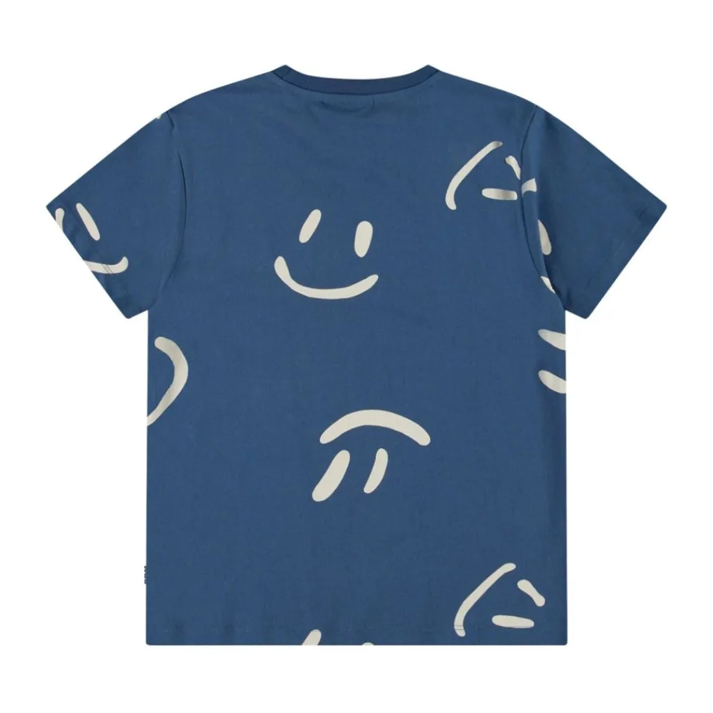 Riley Short Sleeve T-Shirt Big Smiles Blue Barn Tröjor & Toppar