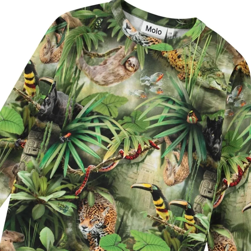 Sale Rill Long Sleeve T-shirt Jungle Animals Barn Tröjor & Toppar