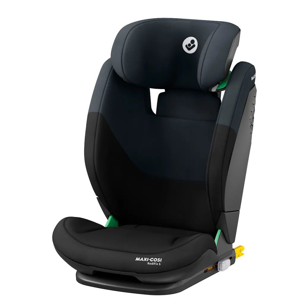 Clearance RodiFix S I-Size Bältesstol 4Y-12Y / 15-36 Kg Tonal Black Barn Bilbarnstolar