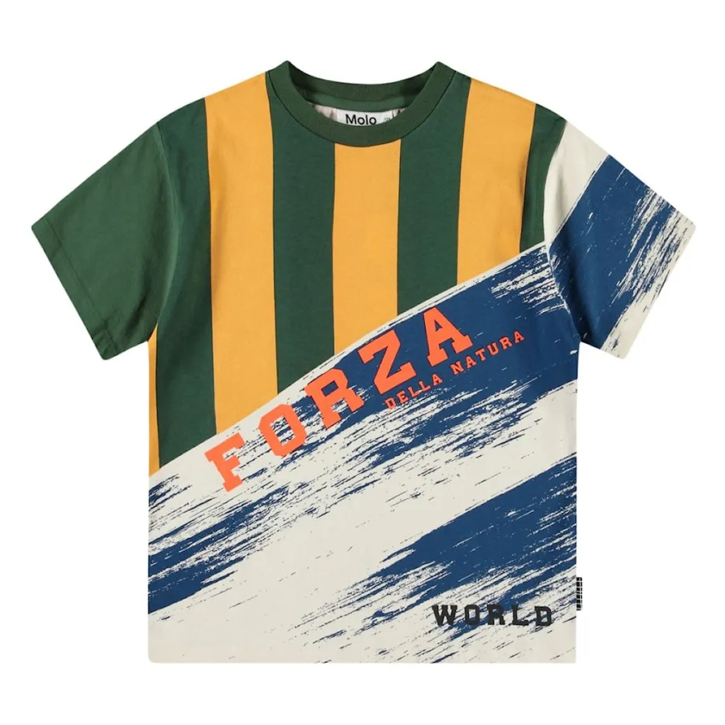 New Rodney Short Sleeve T-Shirt Mash Up Barn Tröjor & Toppar