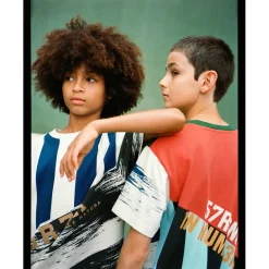 New Rodney Short Sleeve T-Shirt Mash Up Barn Tröjor & Toppar