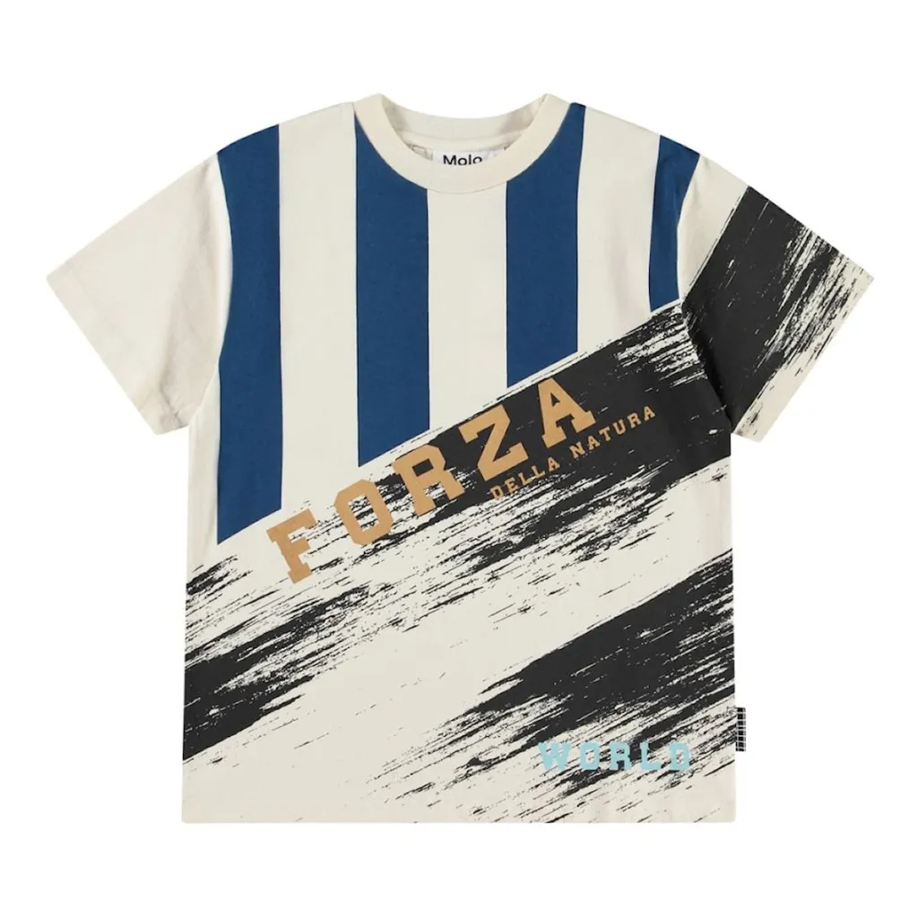 Hot Rodney Short Sleeve T-Shirt Mash Up Neutral Barn Tröjor & Toppar