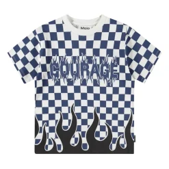 Sale Rodney Short-Sleeved T-Shirt Courage Check Barn Tröjor & Toppar