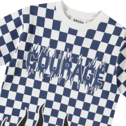 Sale Rodney Short-Sleeved T-Shirt Courage Check Barn Tröjor & Toppar