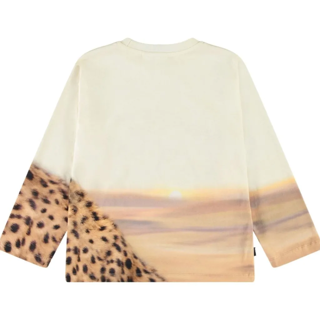 Rollo Long-Sleeved T-Shirt Big Cheetah Light Barn Tröjor & Toppar