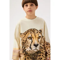 Rollo Long-Sleeved T-Shirt Big Cheetah Light Barn Tröjor & Toppar