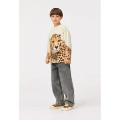 Rollo Long-Sleeved T-Shirt Big Cheetah Light Barn Tröjor & Toppar