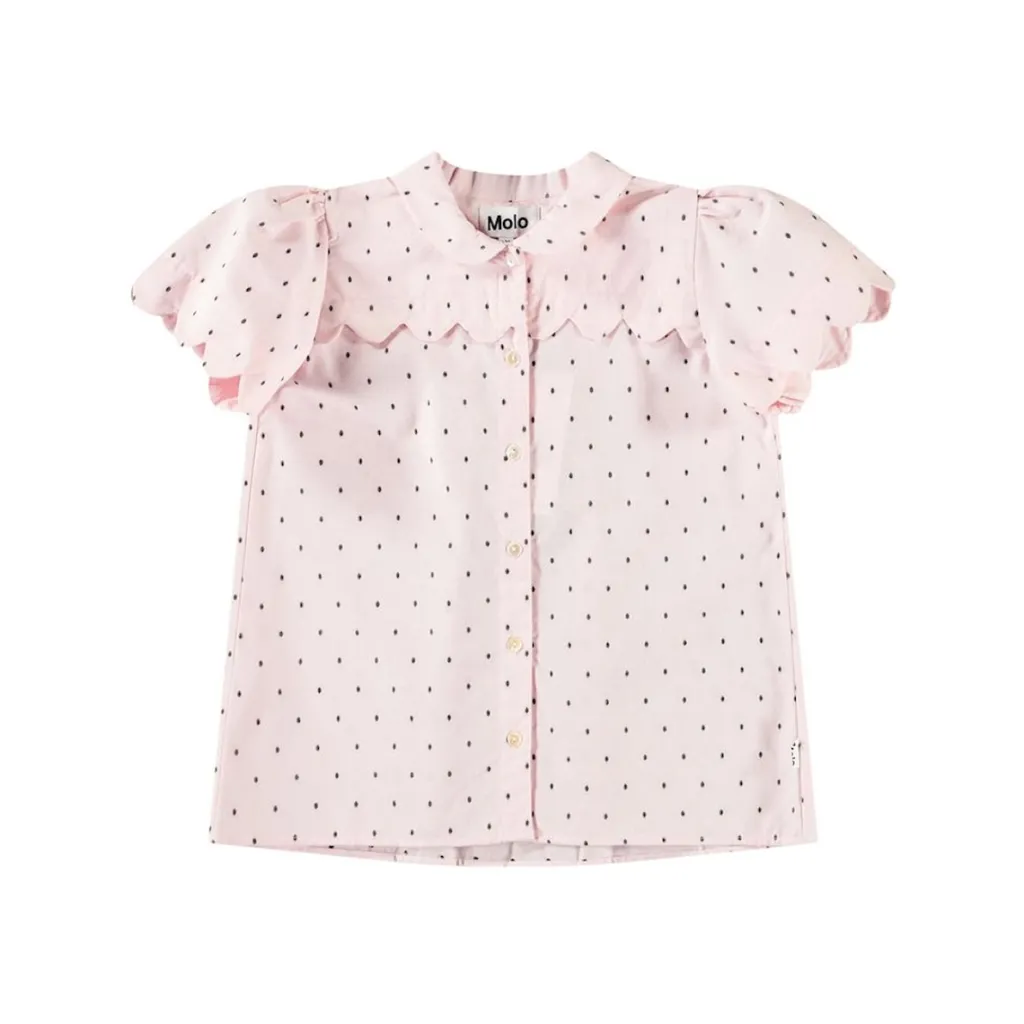Discount Ronda Short Sleeve Shirt Charlotte Pink Barn Tröjor & Toppar