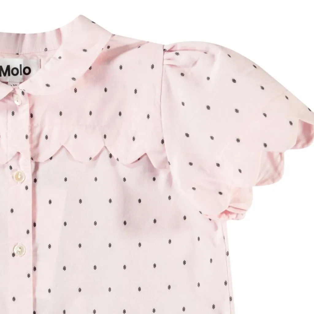 Discount Ronda Short Sleeve Shirt Charlotte Pink Barn Tröjor & Toppar
