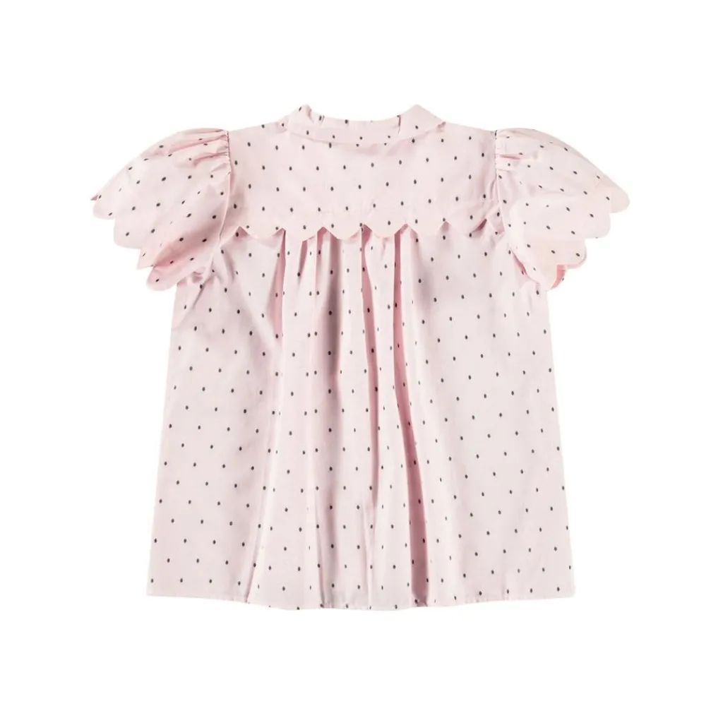 Discount Ronda Short Sleeve Shirt Charlotte Pink Barn Tröjor & Toppar