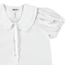 Rosabella Short Sleeve Shirt Crisp White Barn Tröjor & Toppar