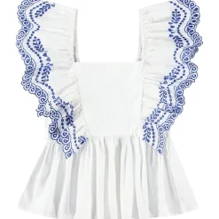Outlet Rosamond Blouse Crisp White Barn Tröjor & Toppar