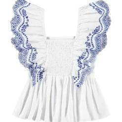 Outlet Rosamond Blouse Crisp White Barn Tröjor & Toppar