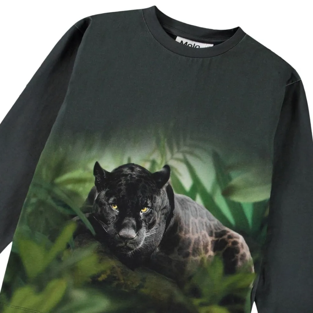 New Rube Long Sleeve T-shirt Black Jaguar Barn Tröjor & Toppar