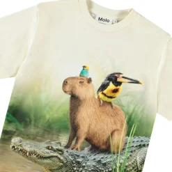 Clearance Rubin Short Sleeve T-Shirt Capybara Chill Barn Tröjor & Toppar