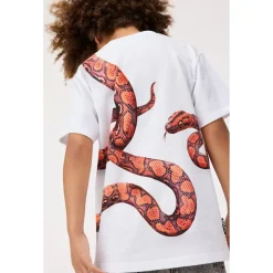 New Rubin Short Sleeve T-Shirt Red Snake Barn Tröjor & Toppar