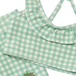 New Samoa UV Bikini Mint Check Barn Uv-Kläder & Badkläder