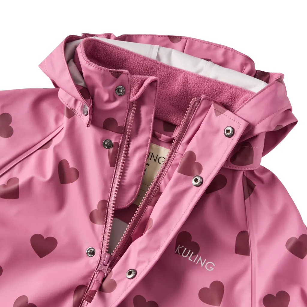 Sale San Marino Ofodrat Regnställ Mauve Hearts Regnställ