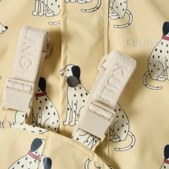 Hot San Marino Ofodrat Regnställ Pale Yellow Dalmatian Regnställ