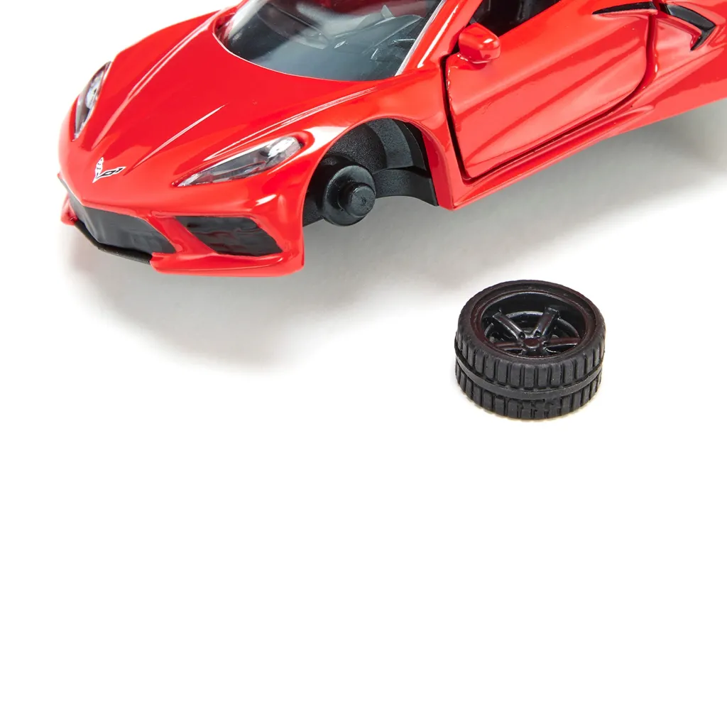 Hot Siku Chevrolet Corvette Stingray Red Bilar & Fordon