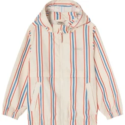 Simrishamn Vindjacka Blue/red Stripe Jackor & Kappor