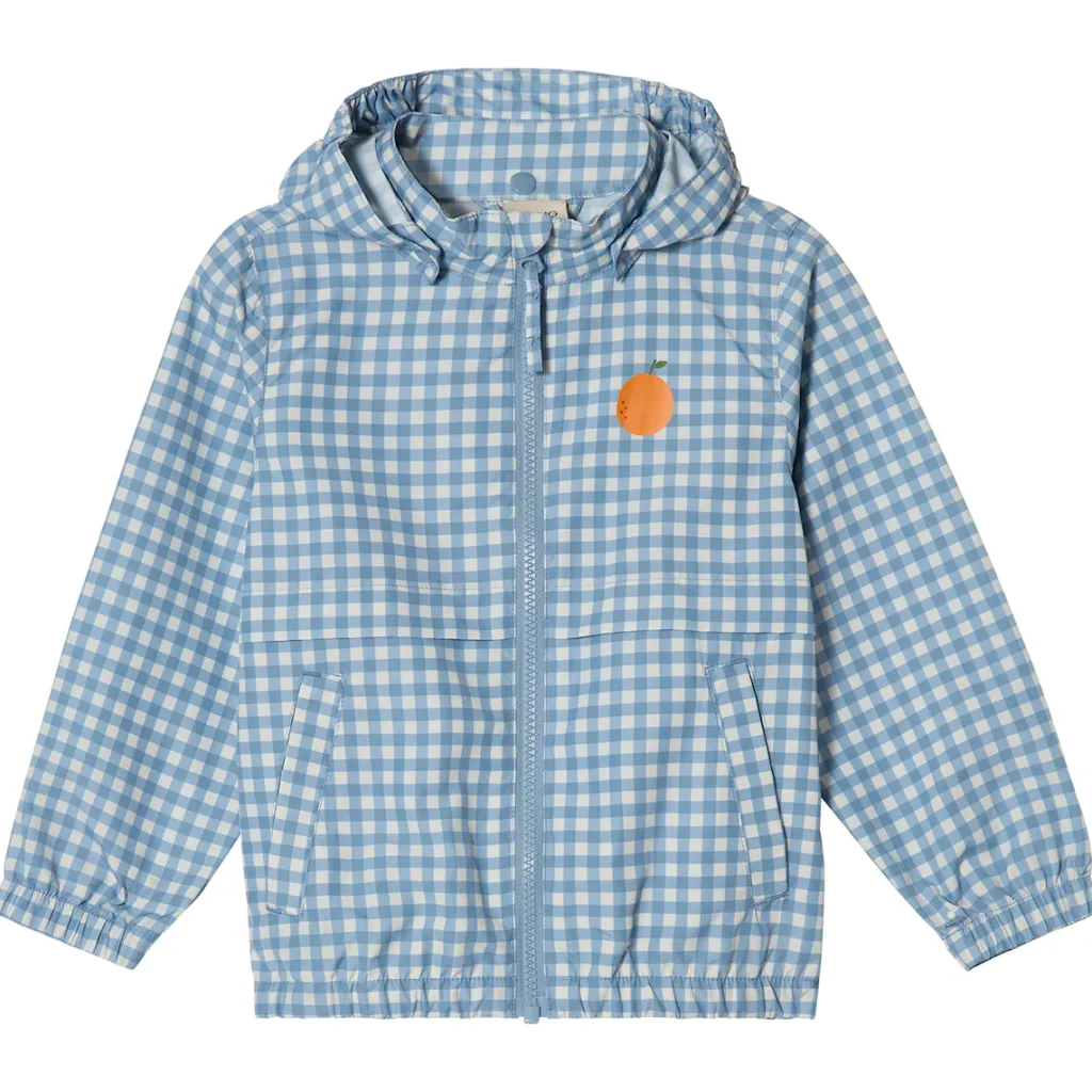 Simrishamn Vindjacka Dove Blue Check Jackor & Kappor