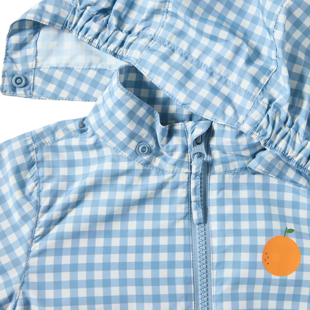 Simrishamn Vindjacka Dove Blue Check Jackor & Kappor