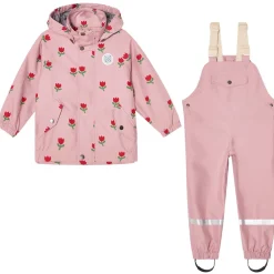 Outlet Skagen Andningsbart Regnställ Pink Tulips Regnställ