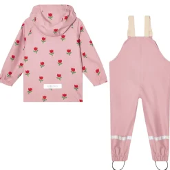 Outlet Skagen Andningsbart Regnställ Pink Tulips Regnställ