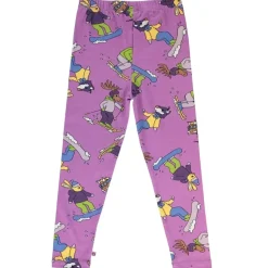 Clearance Skiing Children Leggings Dusty Lavender Barn Byxor & Shorts