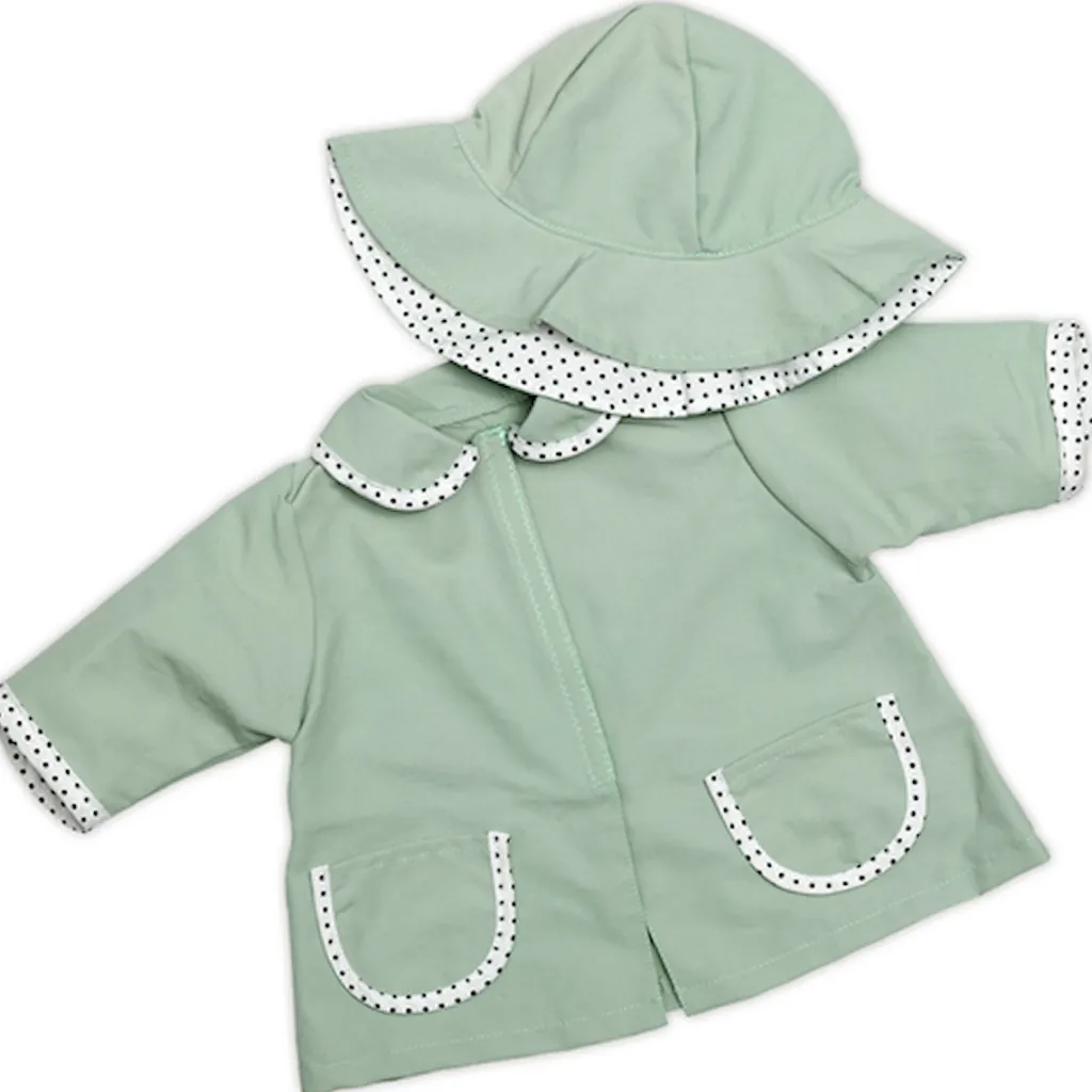 Best Docka Regnjacka & Hatt Green Dockor & Dockhus