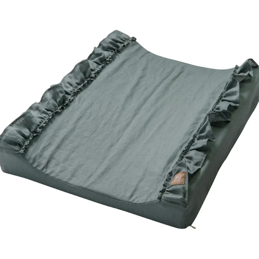 Hot Skötbädd Mood Volang Petrol Green Baby Sköta