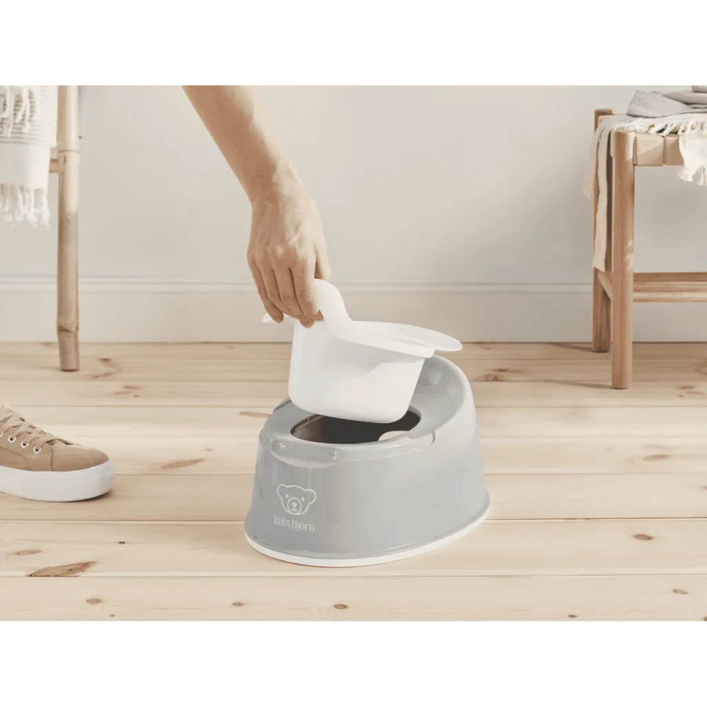 Smart Potta Gray White Badrumstillbehör