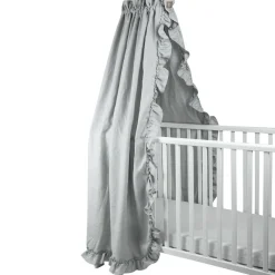 Discount Sänghimmel Mood Volang Light Grey Bäddtextilier