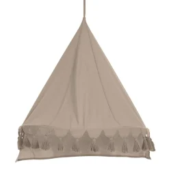 Sänghimmel Taupe Bäddtextilier