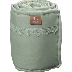 Spjälskydd Vagga Mood Spets Sage Green Baby Sova
