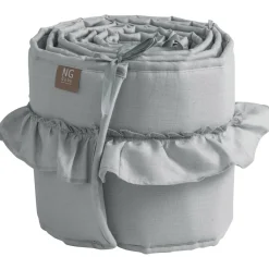 New Spjälskydd Vagga Mood Volang Light Grey Baby Sova