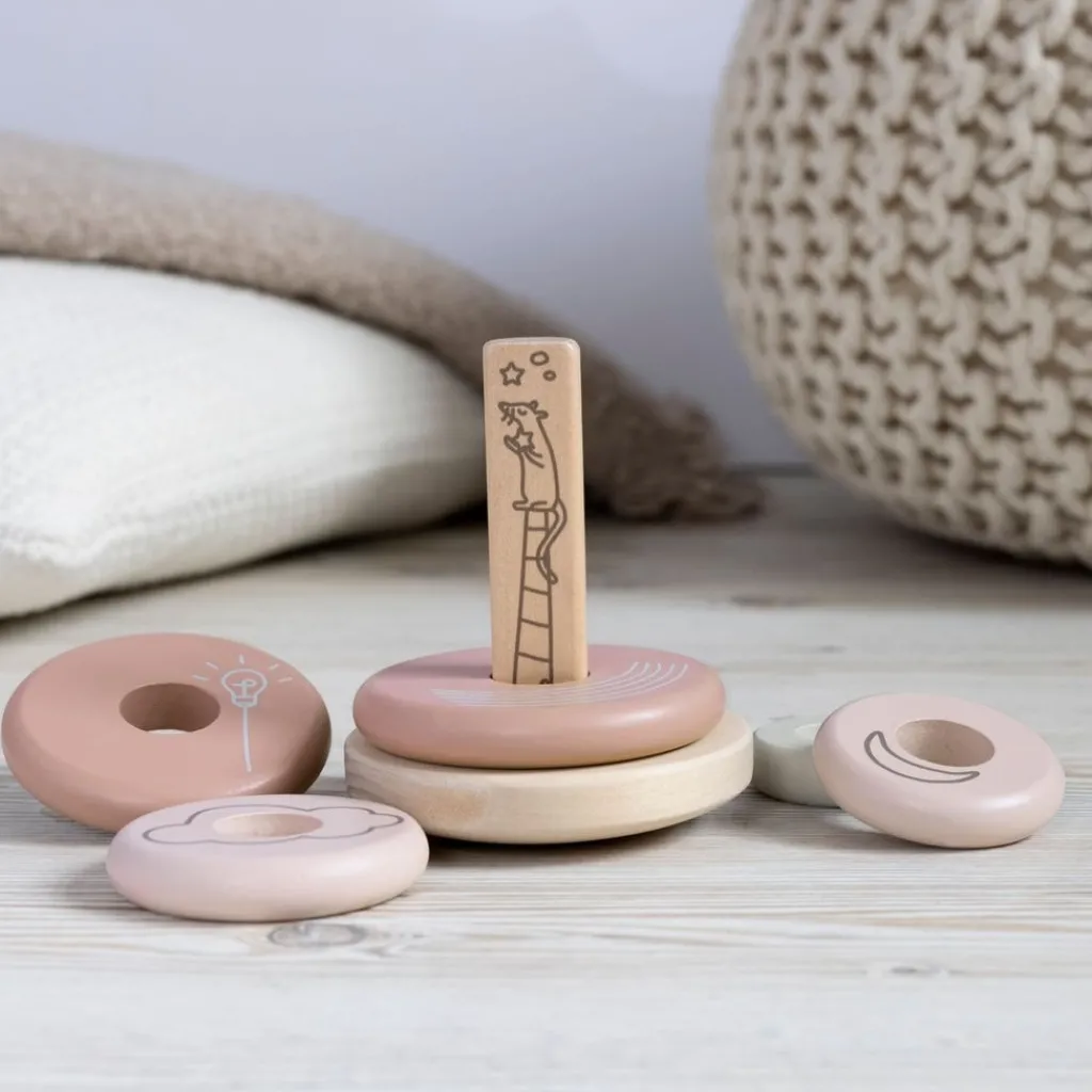 Online Stapelleksak Rosa Babyleksaker