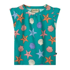 Hot Starfish T-shirt Teal Barn Tröjor & Toppar
