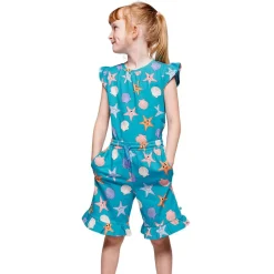 Hot Starfish T-shirt Teal Barn Tröjor & Toppar