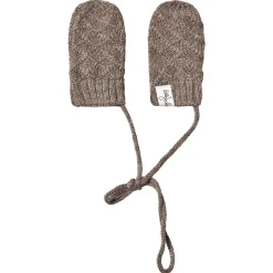 New Stickade Babyvantar Wood Brown Barn Accessoarer