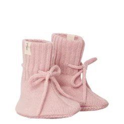 Hot Stickade Tossor I Ull Blush Pink Barn Babyskor