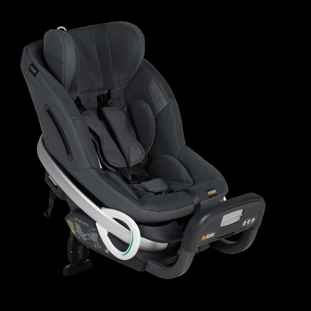 Hot Stretch Bakåtvänd Bilbarnstol 6M-7Y / 61-125 Cm Anthracite Mesh Barn Bilbarnstolar