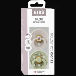Outlet Studio Colour Bumblebee 2-pack Runda Latexnappar Mushroom Mix Nappar & Napphållare