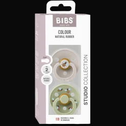 Outlet Studio Colour Bumblebee 2-pack Runda Latexnappar Mushroom Mix Nappar & Napphållare