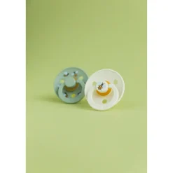 Outlet Studio Colour Bumblebee 2-pack Runda Latexnappar Mushroom Mix Nappar & Napphållare