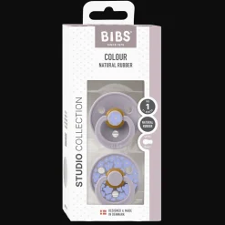 New Studio Colour Jasmine 2-pack Runda Latexnappar Fossile Grey Mix Nappar & Napphållare
