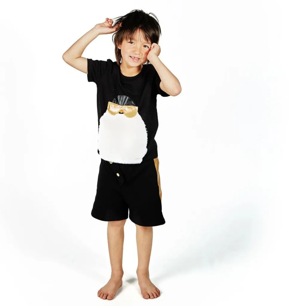 Sunnyboy Mjukis Shorts Svart/Guld Barn Byxor & Shorts